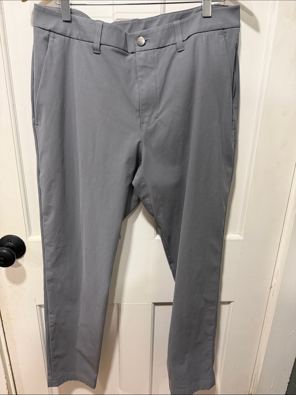 lululemon athletica Men's Light Gray Stretch Dress Pants